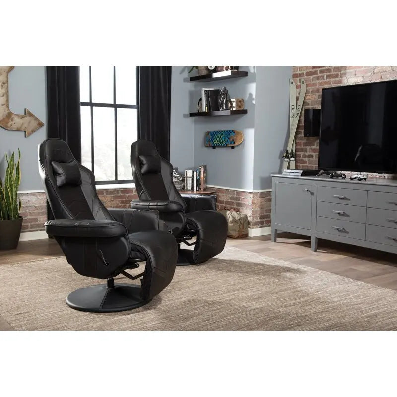 Fauteuil inclinable de jeu avec repose-pieds