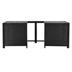 Spa Surround Spa-frame, vierkante modulaire loungeset voor buiten van rotan