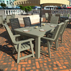 HIGHWOOD PROFESSIONAL 7-delige eethoek voor buiten 42x72