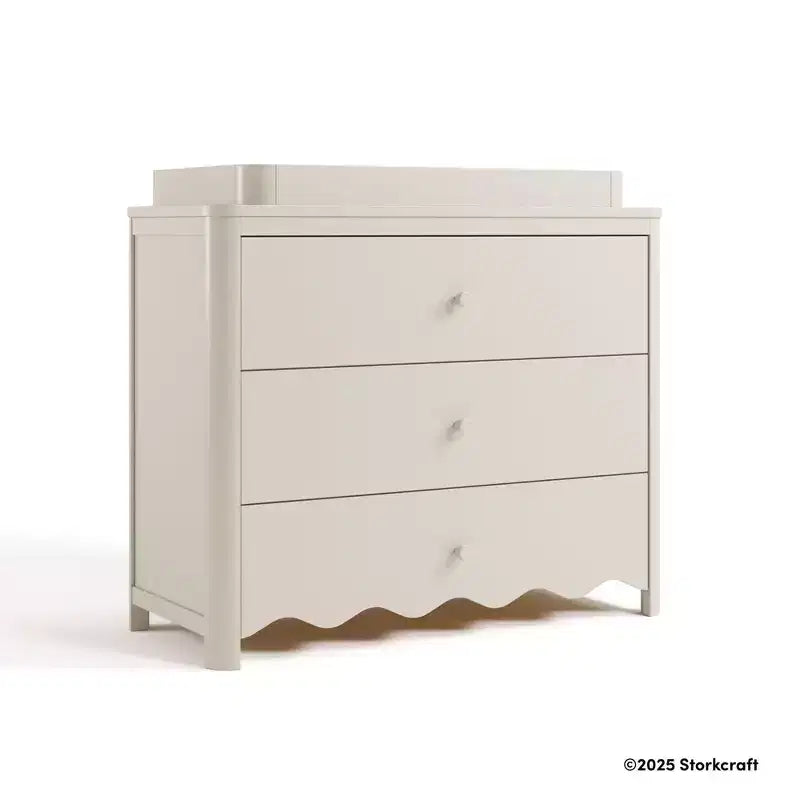 Commode Storkcraft Casablanca à 3 tiroirs avec table à langer amovible