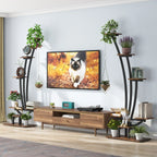 Pflanzenständer für Innenräume, sechsstufiges Blumenregal für Haus und Garten - 2er-Set