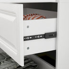 93.9H/74.2H Armoires Wardrobe Closet Cabinet Hanging Drawers Storage