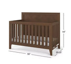 Child Craft Kieran kinderkamerset, 3-delig, met ledikant, dubbele ladekast en commode; inclusief 4-in-1 omvormbaar ledikant