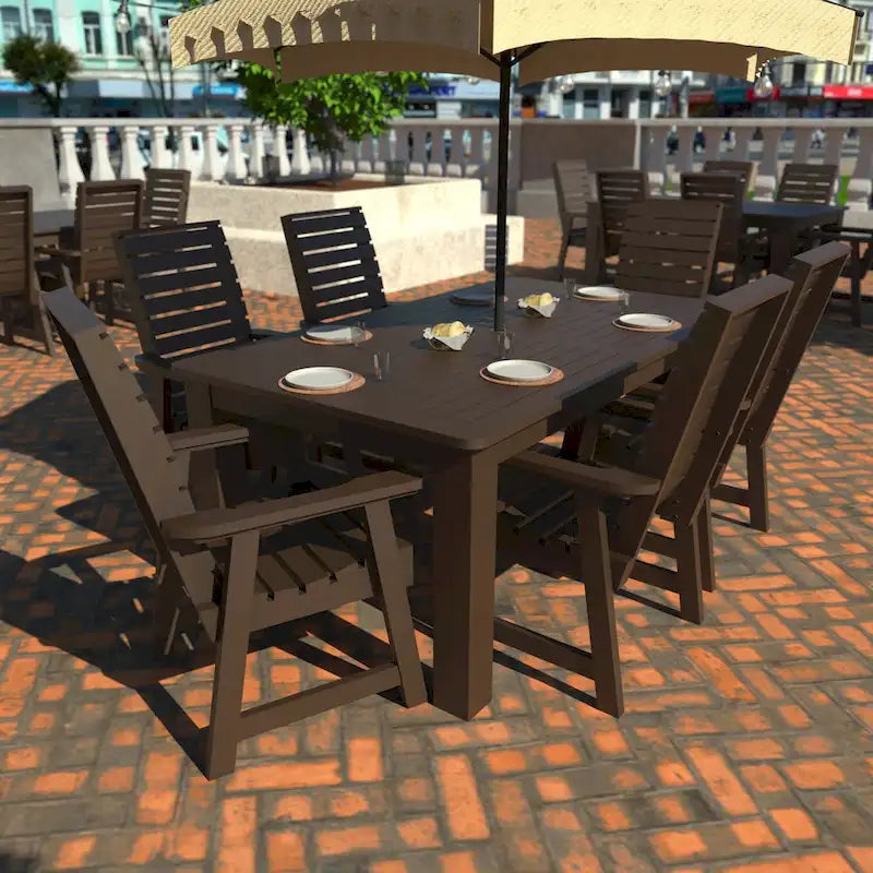 HIGHWOOD PROFESSIONAL 7-delige eethoek voor buiten 42x72
