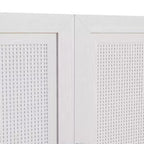 3er-Set Sideboards mit Rattan-Türen und verstellbaren Einlegeböden - 93Lx31H
