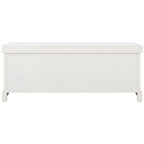 Banc de rangement SAFAVIEH Fiorello avec coussin et 3 tiroirs - 47.3 W x 15 L x 19 H - 47Wx15Dx19H