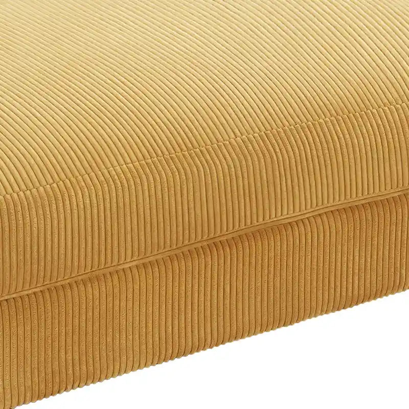 Moderne extra grote poef van ribfluweel