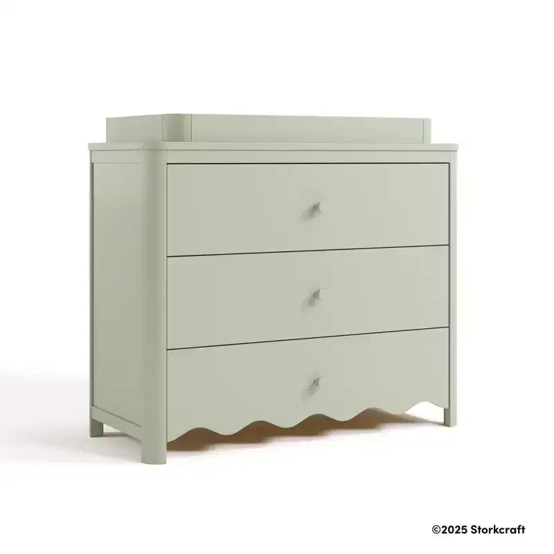 Commode Storkcraft Casablanca à 3 tiroirs avec table à langer amovible