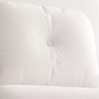 Klappbares Schlafsofa 3-in-1 mit umwandelbarem Sessel - 5-fach verstellbare Rückenlehne mit Kissen, platzsparender Schlafsessel für Wohnzimmer, Schlafzimmer und Büro (Weiß)