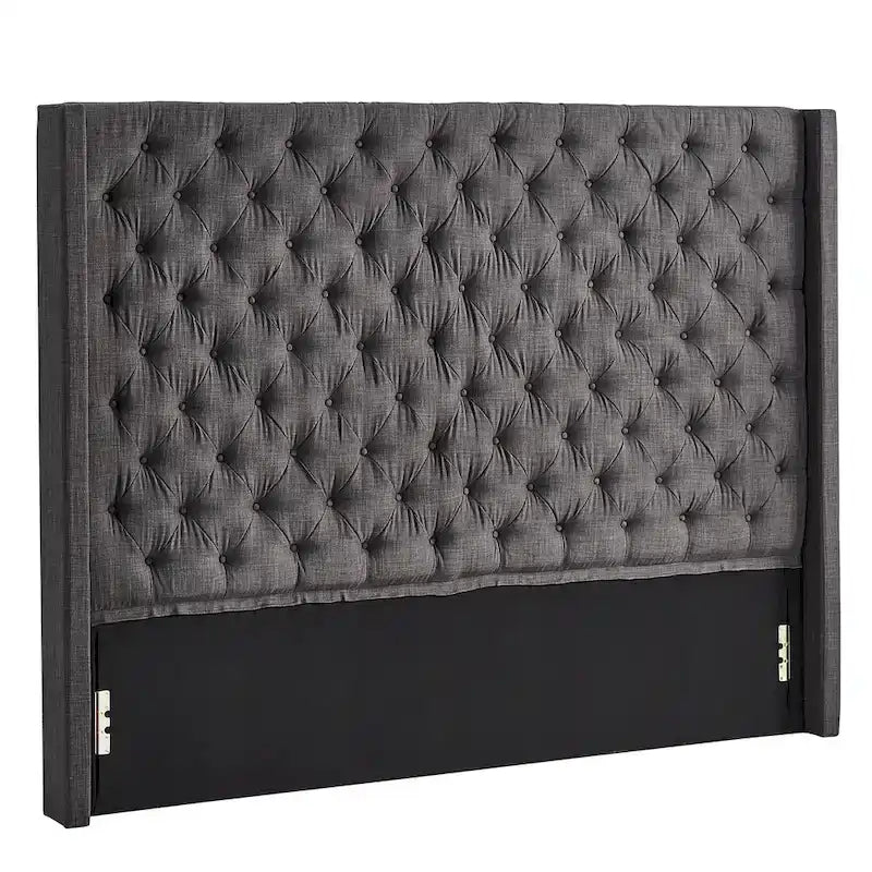 Nur gepolstertes Wingback-Kopfteil mit Knopfheftung, Naples, von iNSPIRE Q Artisan