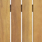 Ensemble de salon de jardin 4 places en bois d’acacia Willowbrook de Christopher Knight Home