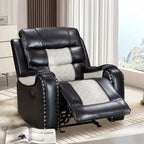 Großer Relaxsessel aus Kunstleder im amerikanischen Design für das Wohnzimmer