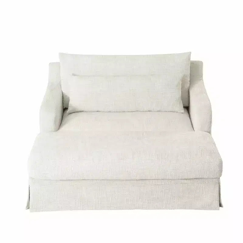 Extra diepe slaapfauteuil van chenille van Polibi