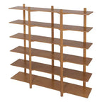 Bibliothèque Christopher Knight Home Elliot moderne en bois, étagère de rangement et d'exposition ouverte à 6 niveaux