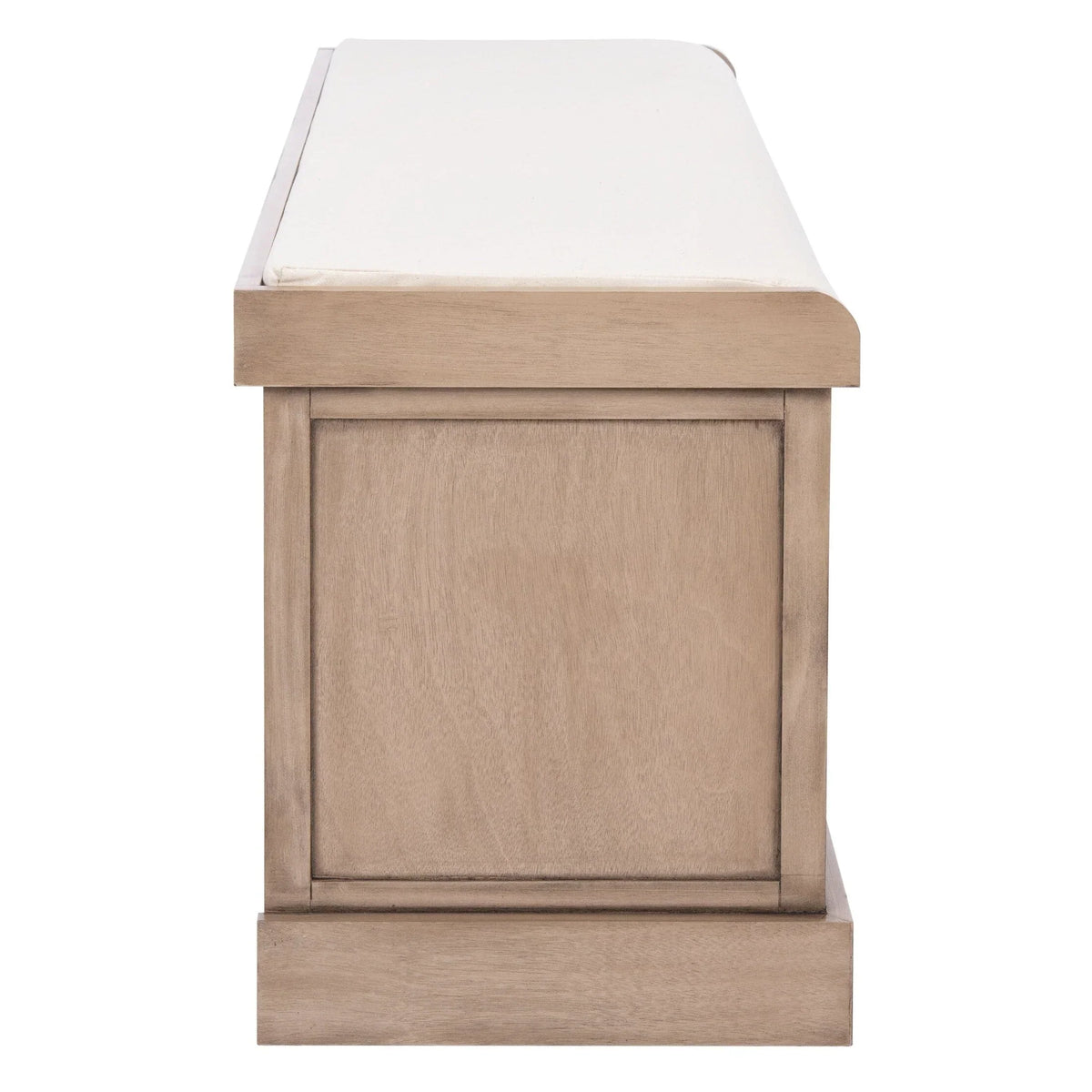 Banc de rangement SAFAVIEH Fiorello avec coussin et 3 tiroirs - 47.3 W x 15 L x 19 H - 47Wx15Dx19H