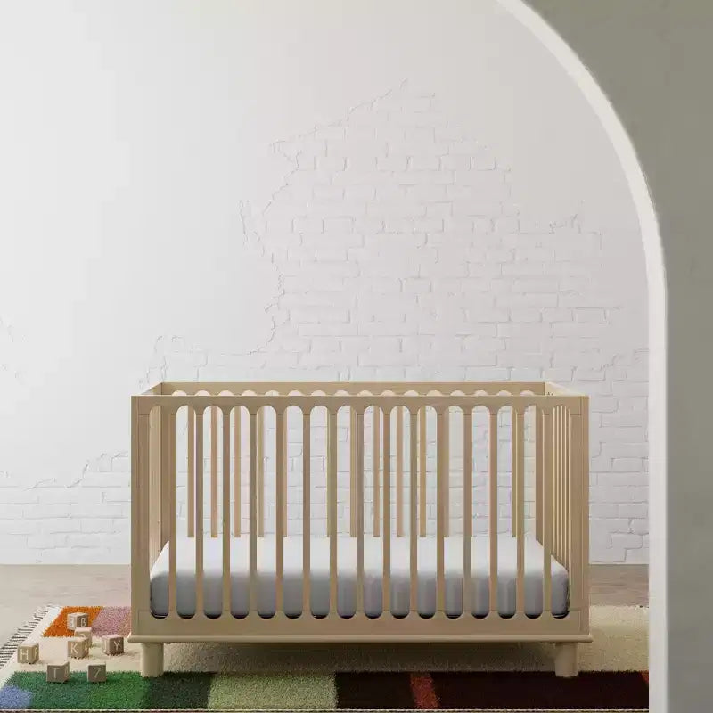 Storkcraft Sicily Deluxe 3-in-1 umbaubares Babybett mit Rausfallschutz für Kleinkinder