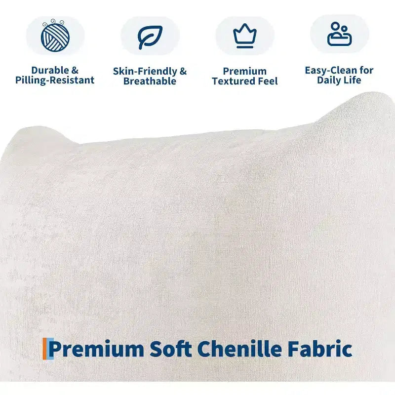 Modulares Zweisitzer-Sofa aus Chenille, Cloud-Sofa mit 2 Sitzplätzen und hochelastischem Schaumstoff, bodenloses Sofa für kleine Räume