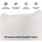 Modulares Zweisitzer-Sofa aus Chenille, Cloud-Sofa mit 2 Sitzplätzen und hochelastischem Schaumstoff, bodenloses Sofa für kleine Räume