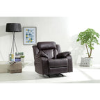 Poltrona Reclinabile Basculante in Ecopelle - 38 L x 37 P x 41 A