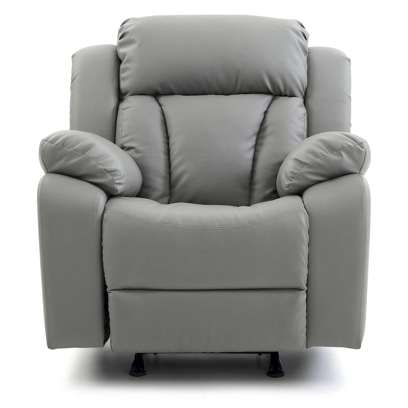 Poltrona Reclinabile Basculante in Ecopelle - 38 L x 37 P x 41 A