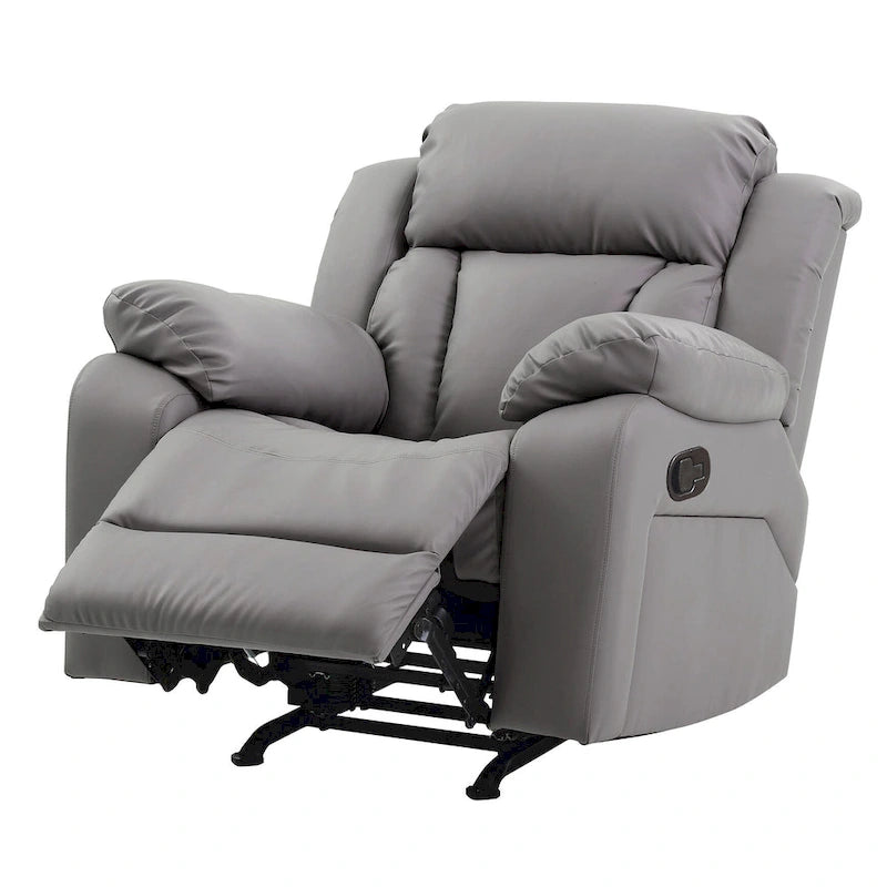 Poltrona Reclinabile Basculante in Ecopelle - 38 L x 37 P x 41 A