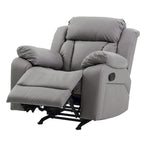 Poltrona Reclinabile Basculante in Ecopelle - 38 L x 37 P x 41 A