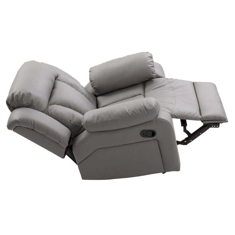 Poltrona Reclinabile Basculante in Ecopelle - 38 L x 37 P x 41 A