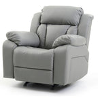 Poltrona Reclinabile Basculante in Ecopelle - 38 L x 37 P x 41 A