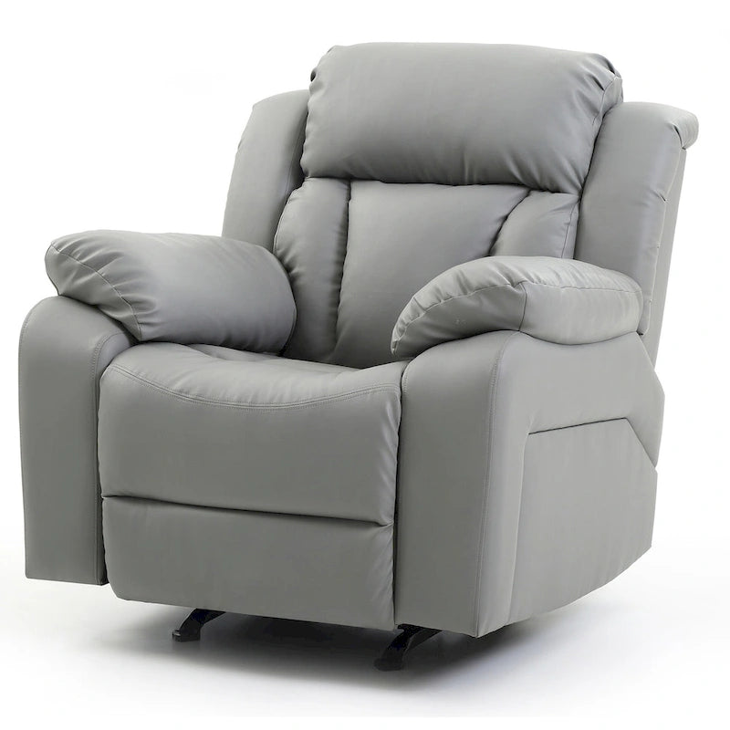 Poltrona Reclinabile Basculante in Ecopelle - 38 L x 37 P x 41 A