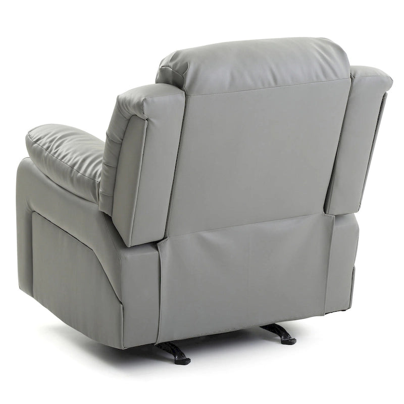 Poltrona Reclinabile Basculante in Ecopelle - 38 L x 37 P x 41 A