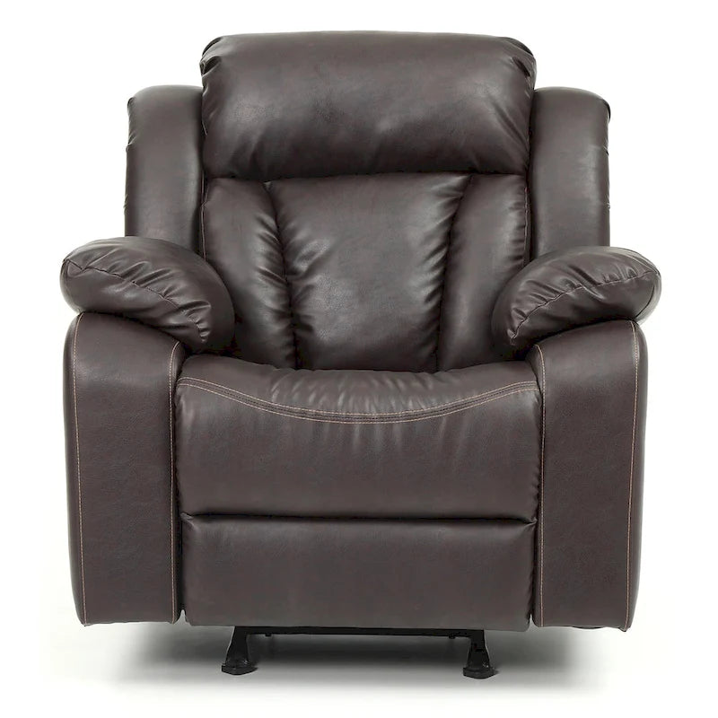 Poltrona Reclinabile Basculante in Ecopelle - 38 L x 37 P x 41 A