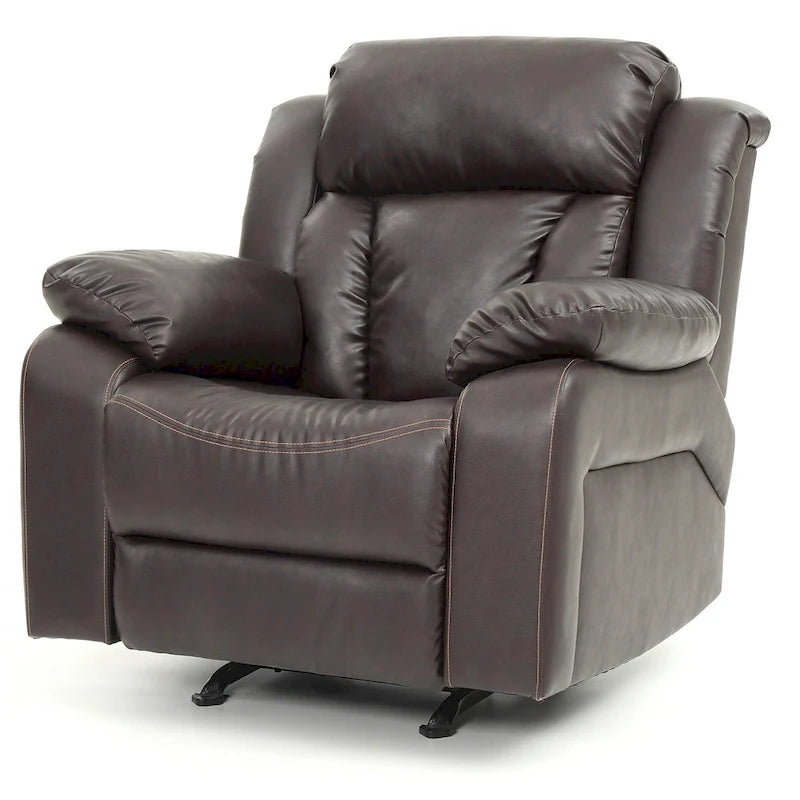 Poltrona Reclinabile Basculante in Ecopelle - 38 L x 37 P x 41 A