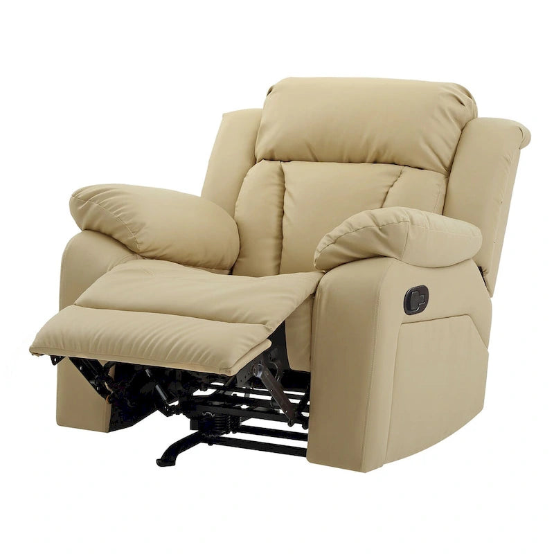 Poltrona Reclinabile Basculante in Ecopelle - 38 L x 37 P x 41 A