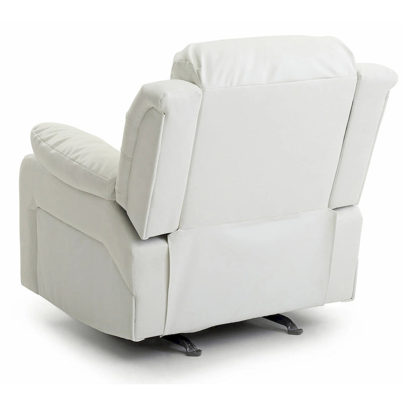 Poltrona Reclinabile Basculante in Ecopelle - 38 L x 37 P x 41 A