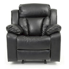 Poltrona Reclinabile Basculante in Ecopelle - 38 L x 37 P x 41 A