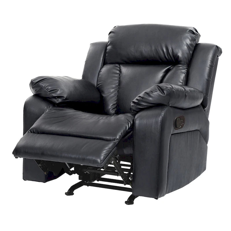 Poltrona Reclinabile Basculante in Ecopelle - 38 L x 37 P x 41 A