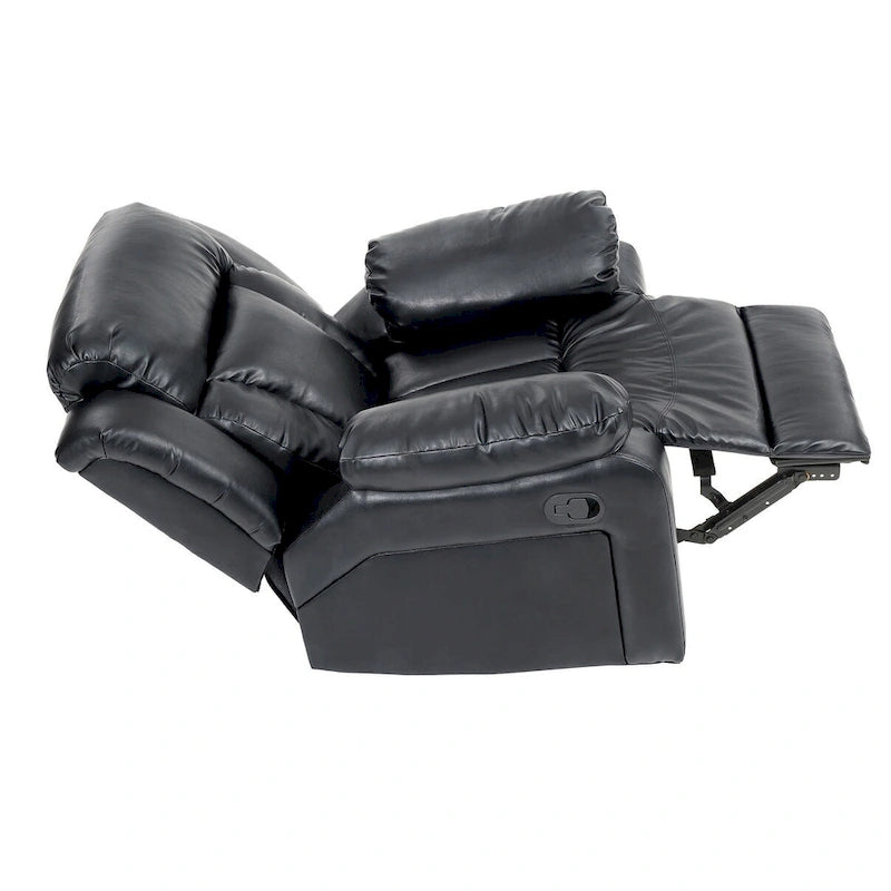 Poltrona Reclinabile Basculante in Ecopelle - 38 L x 37 P x 41 A