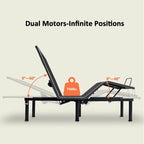 Base letto regolabile con doppi motori – Queen e Twin XL
