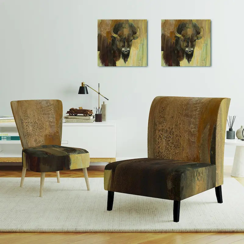 Poltrona imbottita di design