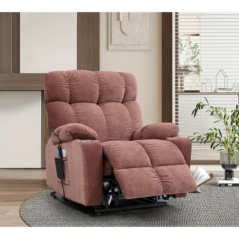 Poltrona Reclinabile Power Lift con Funzione Massaggio e Riscaldamento