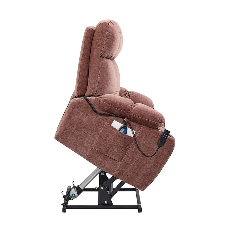 Poltrona Reclinabile Power Lift con Funzione Massaggio e Riscaldamento