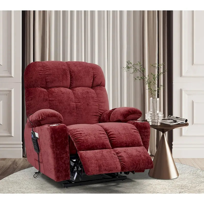 Poltrona Reclinabile Power Lift con Funzione Massaggio e Riscaldamento