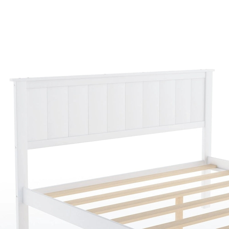 Letto a piattaforma con cassetto sotto il letto