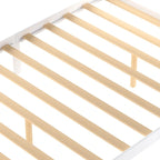 Letto a piattaforma con cassetto sotto il letto