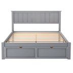 Letto a piattaforma con cassetto sotto il letto