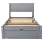 Letto a piattaforma con cassetto sotto il letto