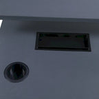 Scrivania da gaming contemporanea da 48 pollici con luci RGB