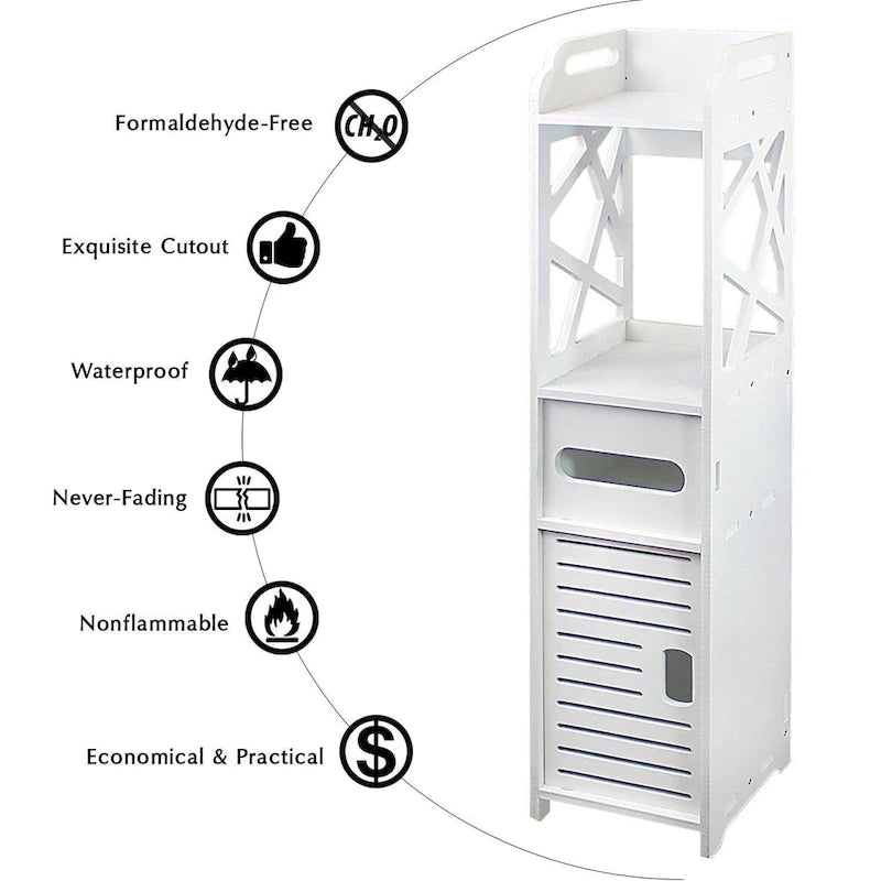 Mobile bagno stretto con cassetto