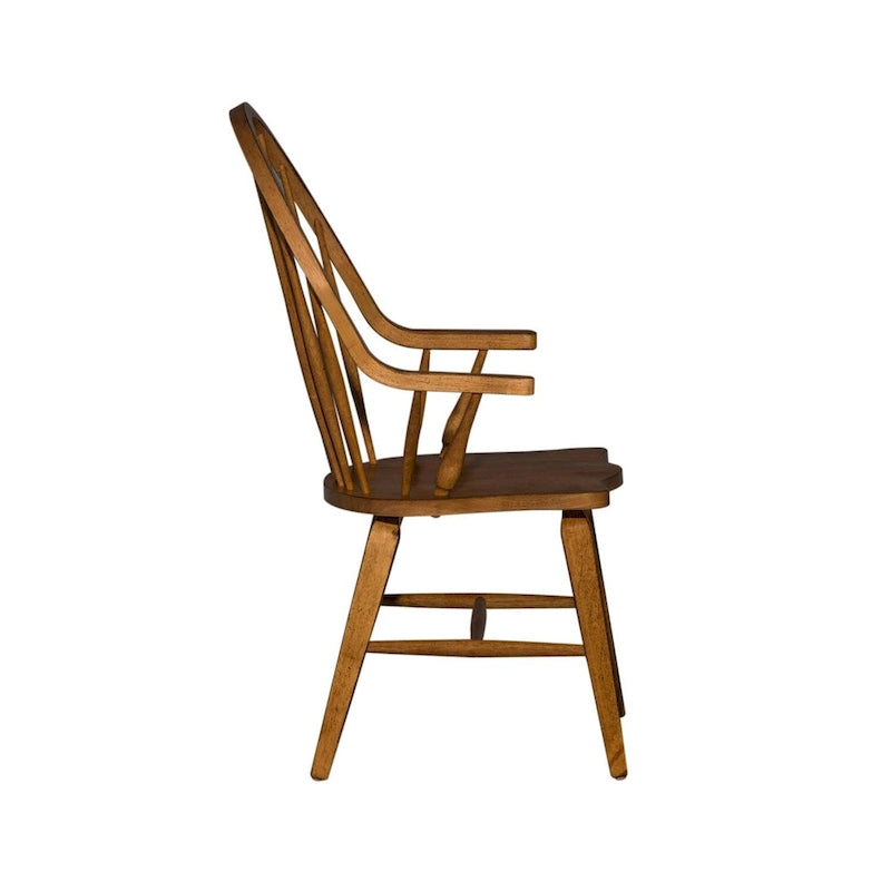 Sedia Windsor con schienale – Finitura Quercia Rustica
