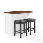 Isola da cucina in stile rustico moderno con piano in legno e posti a sedere